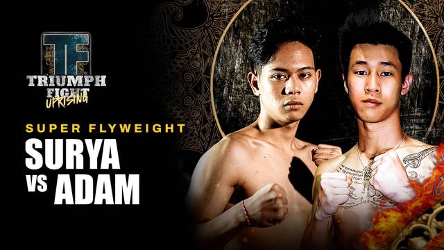 Surya Dharma vs Adam Cheah Chin - Full Match | Triumph Fight Uprising