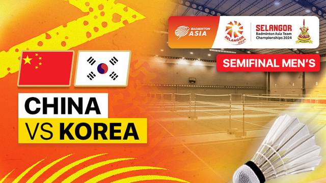 Semifinal Men's: China vs Korea - Lu Guang Zu vs Jeong Min Seon - Full Match | Badminton Asia Team Championship 2024