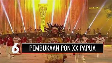 MERIAH! PON XX Papua Dibuka dengan Pertunjukan Kembang Api Hingga Aksi Jokowi Main Sepak Bola! | Liputan 6