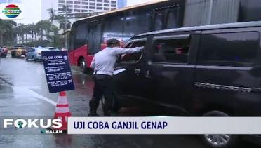 Hujan Warnai Uji Coba Ganjil Genap di Jalan Sudirman-Thamrin - Fokus Malam