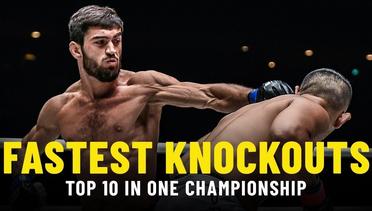 10 Fastest Knockouts In ONE Championship History
