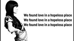 Jessie J - We Found Love (Lyrics)