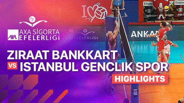 Ziraat Bankkart vs Istanbul Genclik Spor - Highlight | Turkish Men's Volleyball League 2025/26