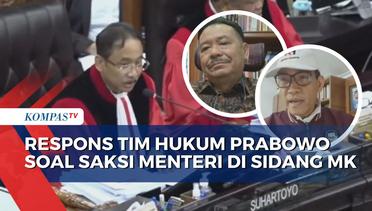 MK Buka Kans Hadirkan Menteri Jokowi di Sidang Sengketa Pilpres, Begini Respons Tim Hukum 02
