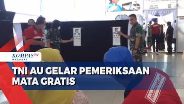 TNI AU Gelar Pemeriksaan Mata Gratis 200 warga di Kabupaten Jeneponto