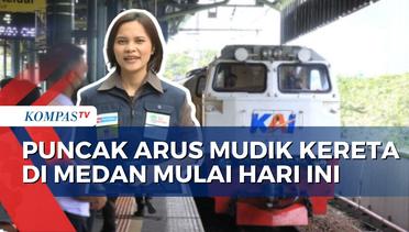 Antisipasi Puncak Arus Mudik, PT KAI Divisi Regional I Medan Siapkan Kereta Tambahan