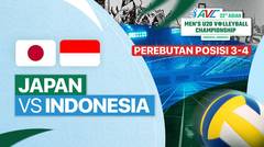 Perebutan Posisi 3 - 4: Japan vs Indonesia - Full Match | 22nd Asian Men's U-20 Volleyball Championship