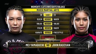 Mei Yamaguchi vs. Jihin Radzuan | ONE Championship Full Fight