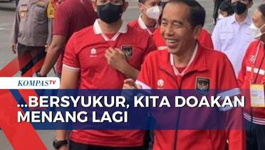 Bersyukur Indonesia Menang di Laga Grup A Piala AFF, Presiden Jokowi: Kita Doakan Menang Lagi
