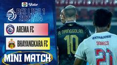 Arema FC VS Bhayankara Presisi Indonesia FC - Mini Match | BRI Liga 1 2023/2024