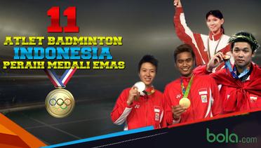11 Atlet Bulutangkis Indonesia Peraih Medali Emas di Olimpiade