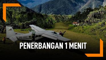 Rute Penerbangan Tersingkat di Indonesia Hanya 1 Menit