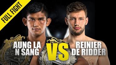 Aung La N Sang vs. Reinier De Ridder | ONE Championship Full Fight