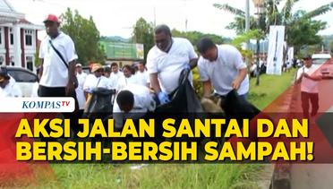 Aksi Warga Jalan Santai dan Bersih-Bersih Sampah Plastik di Nabire!