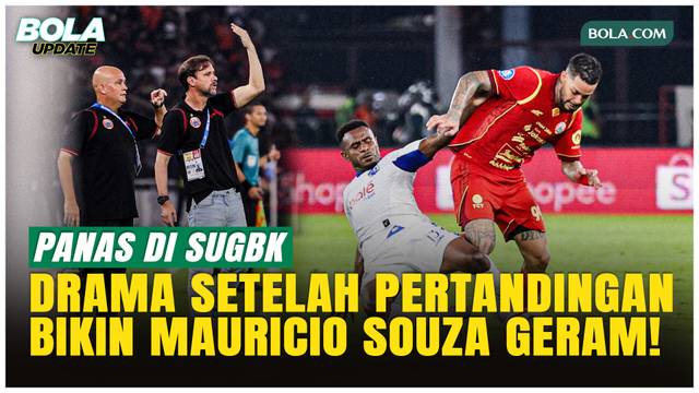 Panas! Mauricio Souza Singgung Sikap Sok Jagoan Pelatih Arema FC Usai Persija Kalah