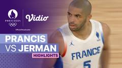 Prancis vs Jerman - Semifinal - Bola Basket Putra - Highlights | Olympic Games Paris 2024