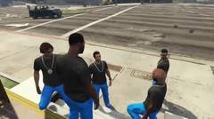 Gta 5 roleplay - gang war part 3 bloods vs crips thug life funny moments gameplay