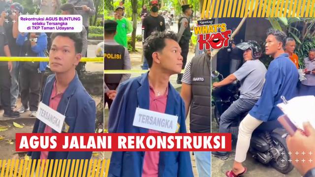 Jalani Rekonstruksi Dugaan Kasus K3k3r4san S3ksu4l, IWAS Alias Agus Buntung Peragakan 49 Adegan
