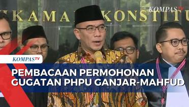Ketua KPU: Agenda Pembacaan Permohonan Gugatan PHPU Ganjar-Mahfud Pukul 1 Siang