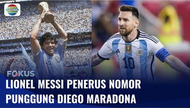 Lionel Messi Tersanjung Sekaligus Sedih Pakai Nomor Punggung Legendaris Diego Maradona | Fokus