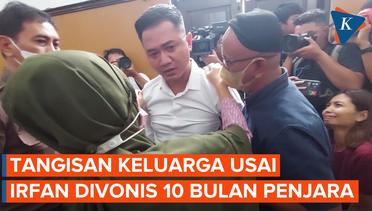Tangis Keluarga Setelah Irfan Widyanto Divonis 10 Bulan Penjara dalam Perintangan Penyidikan Kematia