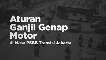 Aturan Ganjil Genap Motor di Masa PSBB Transisi Jakarta