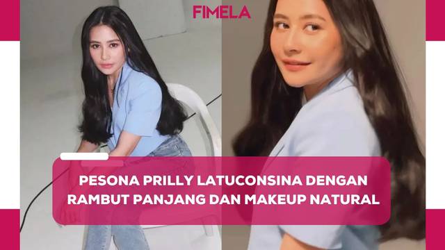 Tampilan Manglingi Prilly Latuconsina dengan Rambut Bergelombang dan Makeup Natural