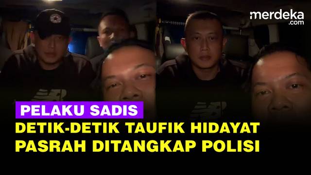 Pasrah! Detik-Detik Taufik Hidayat Pelaku Sadis Aniaya & Sekap Wanita di Bandung
