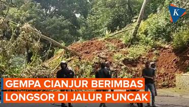 Jalur Puncak Lumpuh Akibat Gempa, Arus Dialihkan ke Jonggol-Sukabumi