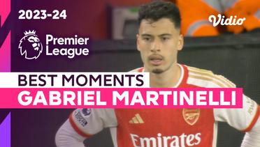 Aksi Gabriel Martinelli | Arsenal vs Liverpool | Premier League 2023/24