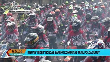Ribuan "Riders" Ngegas Bareng Komunitas Trail Polda Sumut