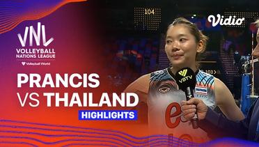 Prancis vs Thailand - Highlights | Women's Volleyball Nations League 2024