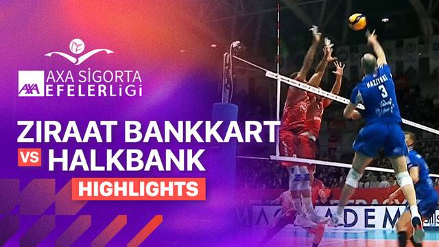 Ziraat Bankkart vs Halkbank - Highlight | Turkish Men's Volleyball League 2025/26