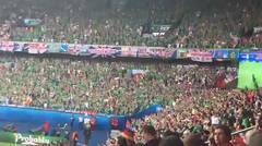 Fans Irlandia Utara & chant Will Griggs On Fire bikin merinding