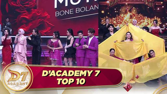 Indonesia Kaya! Adu Bahasa & Tarian Saronde Warnai Satu Panggung Penuh Pesona! | D'Academy 7 Top 10