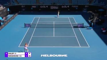 Match Highlights | Simona Halep 2 vs 0 Laura Siegemund | WTA Melbourne Open 2021