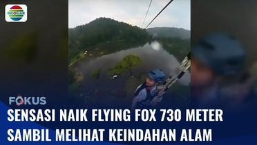 Sensasi Naik Flying Fox Setinggi 730 Meter Melewati Keindahan Alam Situ Gunung | Fokus