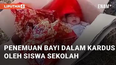 Viral Penemuan Bayi dalam Kardus oleh Siswa Sekolah di Kabupaten Semarang