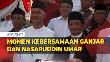 Momen Kebersamaan Ganjar Pranowo dan Nasaruddin Umar di Manado