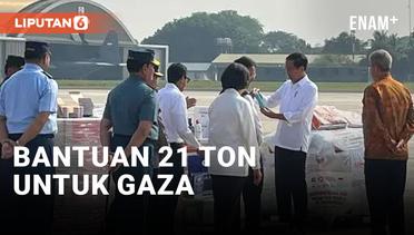 Jokowi Lepas Bantuan Kemanusiaan 21 Ton Untuk Gaza