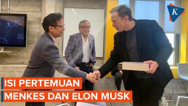 Menkes dan Elon Musk Ketemuan di AS, Bahas Apa?