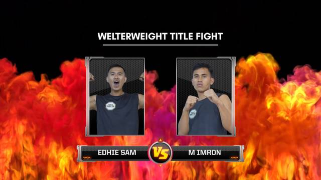 Prime Kumite Championship (PKC 2) || Welterweight - Title Fight || Edhie Sam vs M Imron
