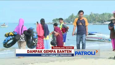 Dampak Gempa Banten, Pantai Carita Sepi Pengunjung – Patroli 