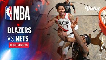 Portland Trail Blazers vs Brooklyn Nets - Highlights | NBA Regular Season 2023/24