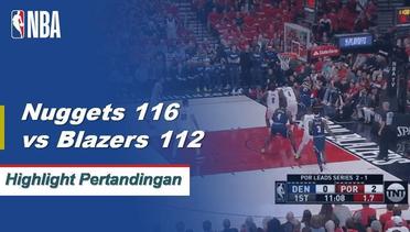 NBA I Cuplikan Pertandingan : Nuggets 116, Trail Blazers 112