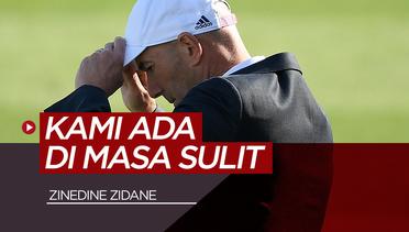 Zinedine Zidane Akui Real Madrid Sedang Alami Masa Sulit
