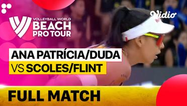 Full Match | Round 2 - Center Court: Ana Patricia/Duda (BRA) vs Scoles/Flint (USA) | Beach Pro Tour Elite16 Uberlandia, Brazil 2023