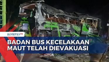 Bus Pariwisata yang Alami Kecelakaan Maut di Subang Dievakuasi, Sopir Bus Akui Kejadian Cepat