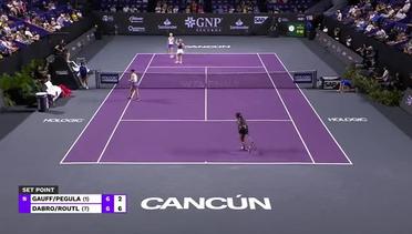 Coco Gauff/Jessica Pegula vs Gabriela Dabrowski/Erin Routliffe - Highlights | WTA Finals Cancun 2023
