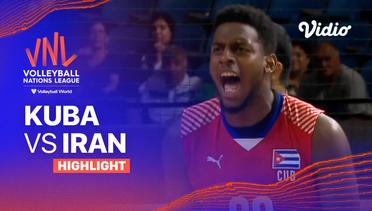 Match Highlights | Kuba vs Iran | Men's Volleyball Nations League 2023